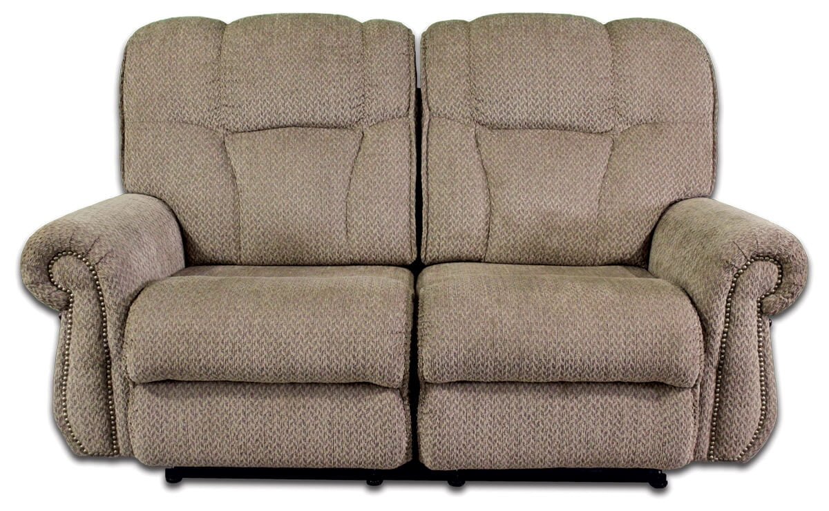 Country View Furniture 800 Series Reclining Love Seat Cloth Grey